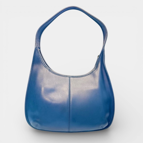 💙 Navy Vintage Coach Ergo 9033 Pocket Large Shoulder Bag - Picture 3 of 8